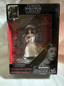Star Wars Black Series Titanium Series 40th Anniversary Princess Leia #04 Figure - Picture 1 of 5