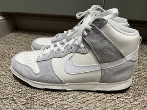 Nike Dunk High Retro Sail White Pure Platinum Trainers UK 10.5 - Picture 1 of 9