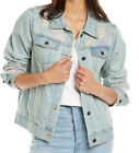 Johnny Was Washed - Devere - Denim Jacket Embroidery Sz S Nwt