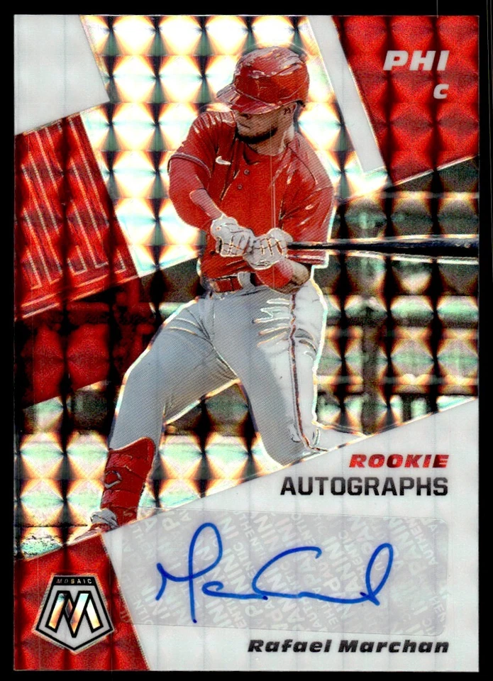 2021 Panini Mosaic Rookie Autographs Choice Fusion Rafael Marchan Auto #RAM-RM - Image 1 of 2