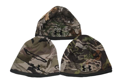 Under Armour Men Reversible Camo Beanie Scent Control Hunting Hat 1343194 OSFM - Image 1 of 4