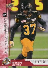 2018 Upper Deck CFL Red Parallels   ***YOU PICK***  (#2--#195) 