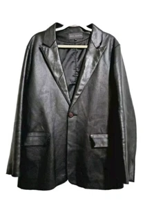 Paul Marcia Men's Leather Jacket Size M Black EUC - Picture 1 of 14