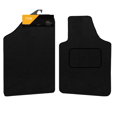 Van Floor Mats For Peugeot Partner 1996-2008 Fully Tailored Carpet Black 2 Piece - Image 1 of 4