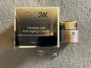 Crema antienvejecimiento Timeless 24k con oro de 24k, aminopéptidos y vitaminas A, C, E - Imagen 1 de 3