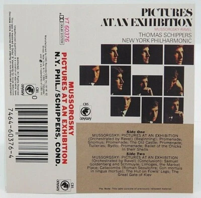 Cassette Mussorgsky Ravel Pictures At An Exhibition Thomas Schippers Conductor - Image 1 of 2