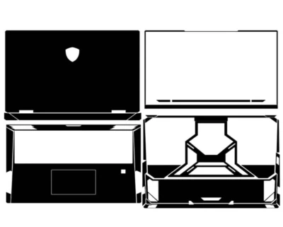 Laptop Leather Skin Stickers Fit MSI Titan 18 ultra - Image 1 of 4