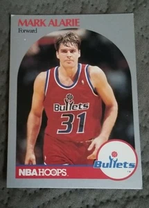 1990-91 Hoops Washington Bullets Basketball Card #295 Mark Alarie - Picture 1 of 2