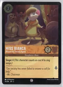 1x Miss Bianca (Rescue Aid Society Agent) *Foil* - Into the Inklands - Common - Imagen 1 de 1