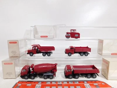 5X WIKING H0 1:87 Kipper Ecc 650 671 Iveco 673 MAN 674 681 MB TOP+Box #DP513-0,5 - Immagine 1 di 4