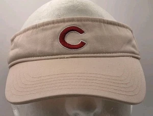 Genuine Chicago Cubs Pink Visor 47 Brand MLB Red C Logo Hook And Loop Strap - Picture 1 of 10
