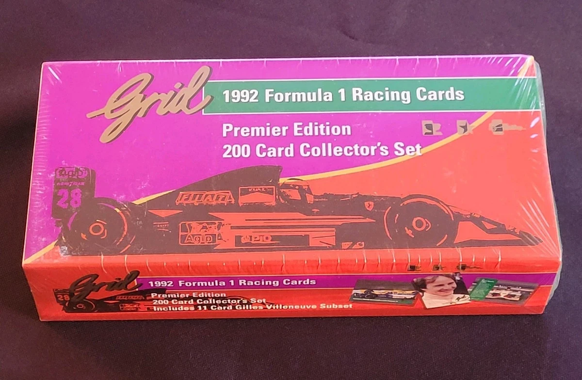 Formula 1 Auto Racing 1991 Season Sports Trading Cards
