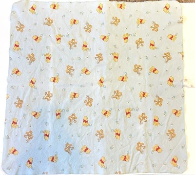 Manta bebé vintage Winnie The Pooh & Tigger azul 28,5"X28" Pooh & Tigger Foto 1 de 4