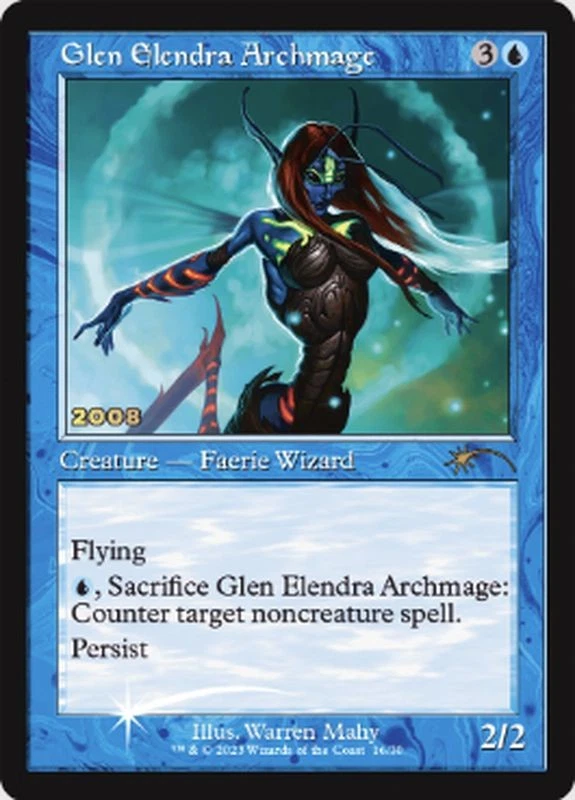 MTG FOIL 2008 Glen Elendra Archmage English [PRM] - Image 1 of 1