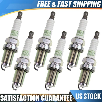 6PSC NGK Spark Plug Set For 2004 2005 2006 2007 2008 Acura TL - Image 1 of 3
