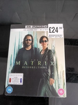 4K UHD BLU-RAY  MATRIX RESURRECTIONS    BRAND NEW SEALED UK STOCK - Image 1 of 2