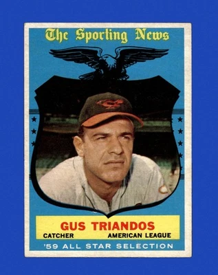 1959 Topps Set-Break No568 Gus Triandos As VG-VGEX (складка) *GMCARDS* - Изображение 1 из 2