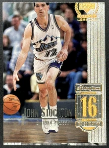 1999 Upper Deck Century Legends John Stockton #16 Miscut Error NM - Picture 1 of 2