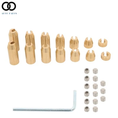 PACK 14 Universal Motocicleta Reutilizable Latón Rueda Radios Equilibrio Pesas Repuesto Foto 1 de 4