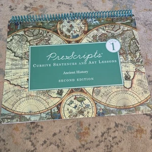 Classical Conversations (C 1) PreScripts Cursive Sentences & Art Ancient History - Picture 1 of 3