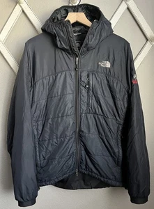 The North Face Summit Series Herren L Puffer Jacke Kapuze Full Zip schwarz *LESEN* - Bild 1 von 11