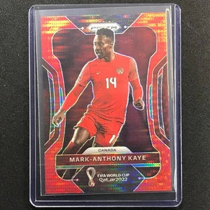 2022 Prizm Fifa World Cup Qatar Mark-anthony Kaye Breakaway Red 24/99 - Picture 1 of 1