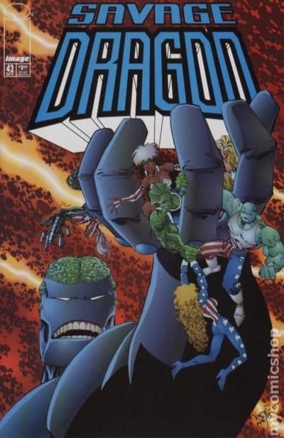 Savage Dragon #42 VF 1997 Stock Image - Image 1 of 1