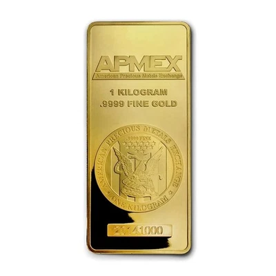 1 kilo Gold Bar - APMEX (In capsule) - Image 1 of 3