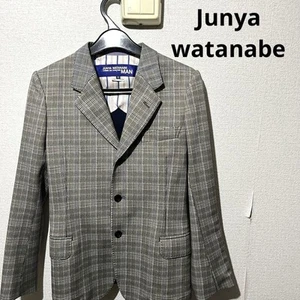 Junya Watanabe Comme Des Garcons Man Tailored Jacket Check Japan Size JP-XS - Picture 1 of 11