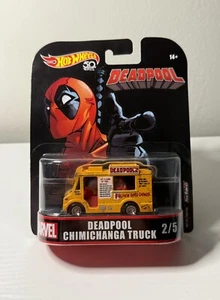 Hot Wheels Marvel Mattel 2018 Deadpool Chimichanga Truck 2/5 Real Riders FLD27 - Picture 1 of 4