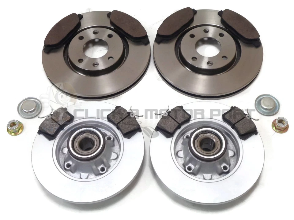 PEUGEOT 308 ESTATE FRONT & REAR BRAKE DISCS & PADS BEARINGS & ABS (CHECK SIZE) - Image 1 of 1