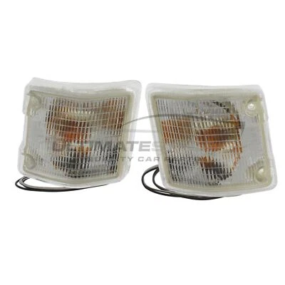 Par de luces indicadoras delanteras Volkswagen Transporter T25 T3 Van 1985-1991 transparentes Foto 1 de 4
