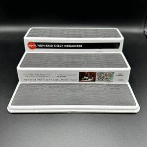 Home Kitchen Pantry 3 Tier Jar Cabinet Organizer Spice Storage Shelf ~ Set Of 2 - Picture 1 of 3