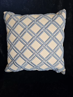 Pier 1 ( 16" X 16" ) Embroidered Pillow  - Image 1 of 3