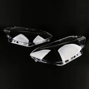 Pair Headlight Glass Headlamp Clear Lens Shell Cover For BMW F20 2012 2013 2014 - Picture 1 of 8