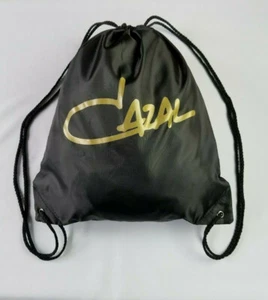 MOCHILA DEPORTIVA CAZAL NEGRA NAILON CON CORDÓN PEQUEÑO BOLSO DE HOMBRO - Imagen 1 de 4