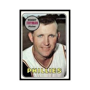 1969 Topps Woody Fryman Phillies #51 - Picture 1 of 3