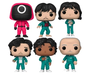 Squid Game Funko Pop! Complete Set (6) NEW Funko Squid Game Lot of 6  - Picture 1 of 8