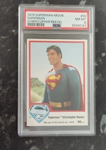 PSA 8 superman Movie trading card 1978 - Picture 1 of 2