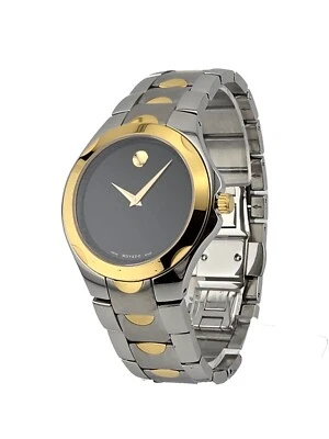 Reloj para hombre Movado Luno Sport esfera negra dos tonos acero inoxidable - 0606906 Foto 1 de 4