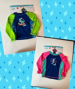 Toddler Rash Guard Small/Medium/Large Swim Tee SurfUp Sun Smart UPF 50 Quick Dry - Picture 1 of 7