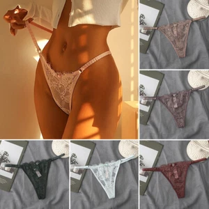 Women Lingerie Sexy Low-Waist Transparent Breathable Comfort Seamless - Picture 1 of 31