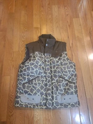 Equipo de ropa de GNL para hombre acolchado cremallera botón a presión chaleco caza safari XL camuflaje Foto 1 de 4