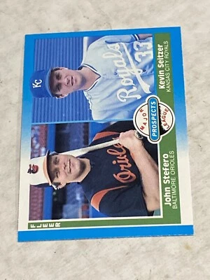 Vintage 1987 Fleer #652 KEVIN SEITZER RC KC Royals Brewers Indians 3B NrMt/Mt - Image 1 of 2