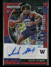 2020-21  Panini Prizm Draft #PA-IS Isaiah Stewart Choice Red /88 RC Auto