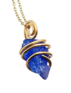 Wunderschöner echter monatomischer Andara Kristall Anhänger Bronze Gold #6002 - Bild 1 von 3