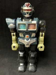 Blue Turbo Fighter HAP-P-KID Toy 15" NOT WORKING - Picture 1 of 5