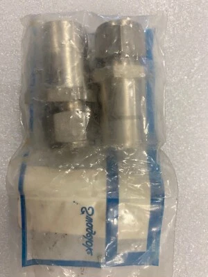 PAIR of NEW 1" to 5/8" Swagelok SS-1010-R-16  Stainless Steel Reducing Adapters - Image 1 of 2