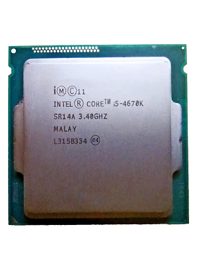 Intel Core I5-4670K 3.40Ghz CPU Prozessor - SR14A - LGA1150 - 6MB Cache - 5GT/s - Bild 1 von 2