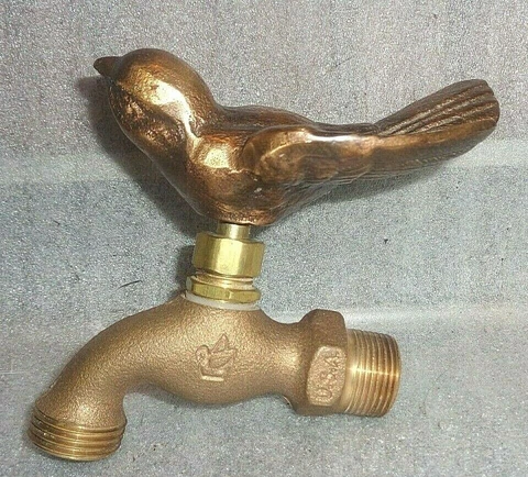 WS solid brass garden hose faucet head with flying bird handle Cover